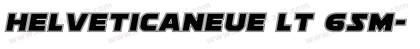 HELVETICANEUE LT 65M字体转换